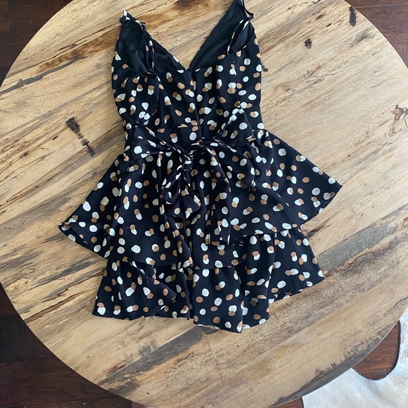 Lizard Thicket polka dot romper! Brand new never worn! Wraps around the back! - Picture 8 of 10